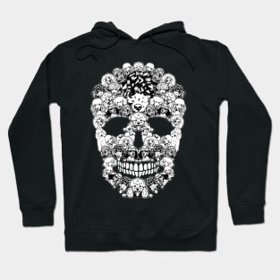 Best Poodle Lover Gift Halloween Skull Costume Hoodie